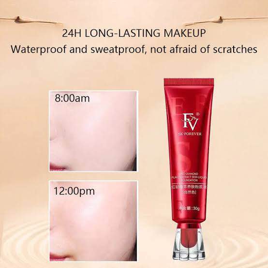 Fv Foundation, Oil Absorb Ivory Liquid Foundation 30g